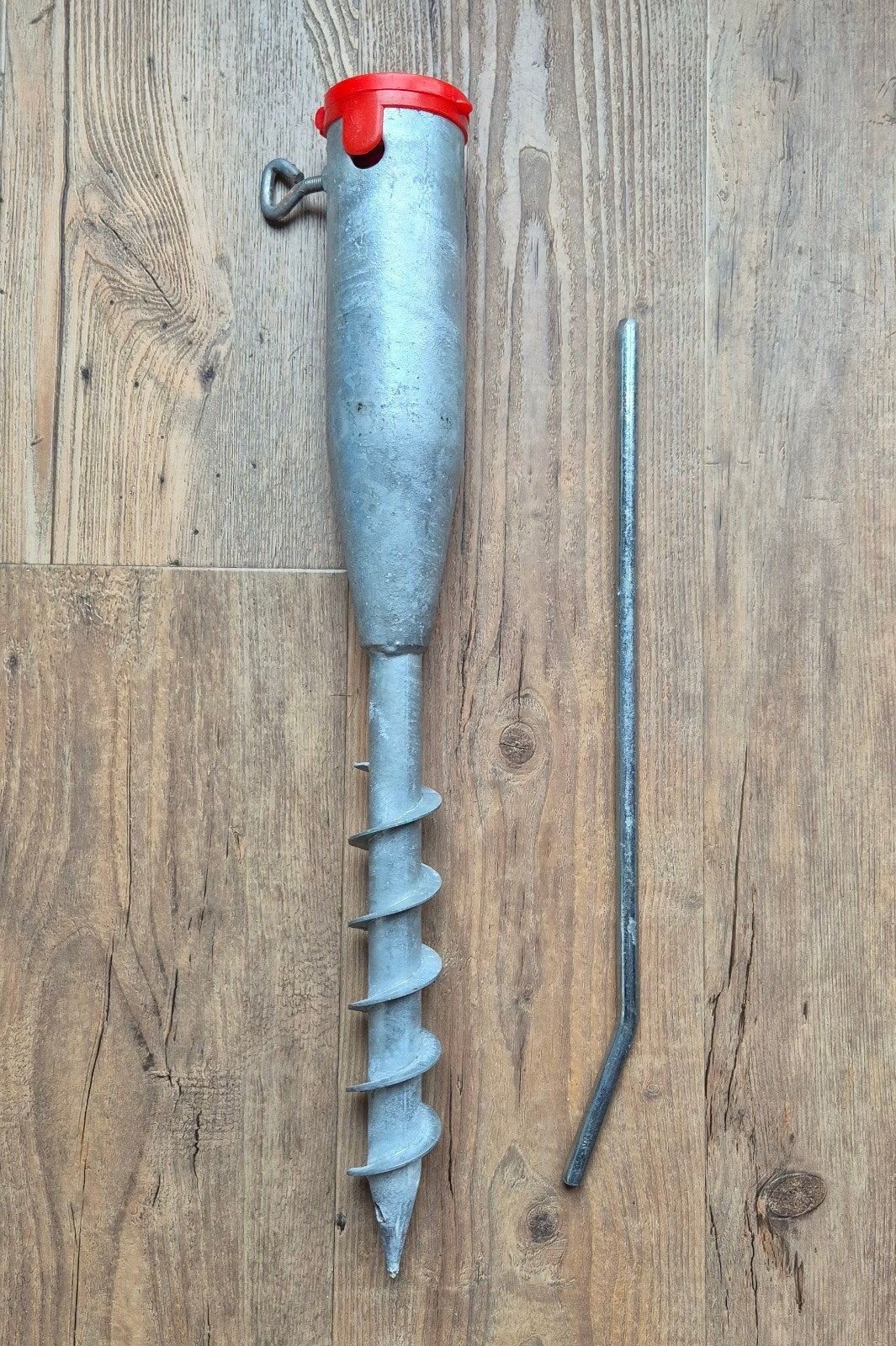 Bocamp parasolpin - stevige grondanker voor parasols, Ophalen of Verzenden, Zo goed als nieuw, Minder dan 1 meter, Parasolvoet