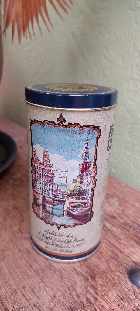 Oude blikken doos Korff Cacao, Verzamelen, Ophalen of Verzenden, Zo goed als nieuw, Koffie, Overige merken