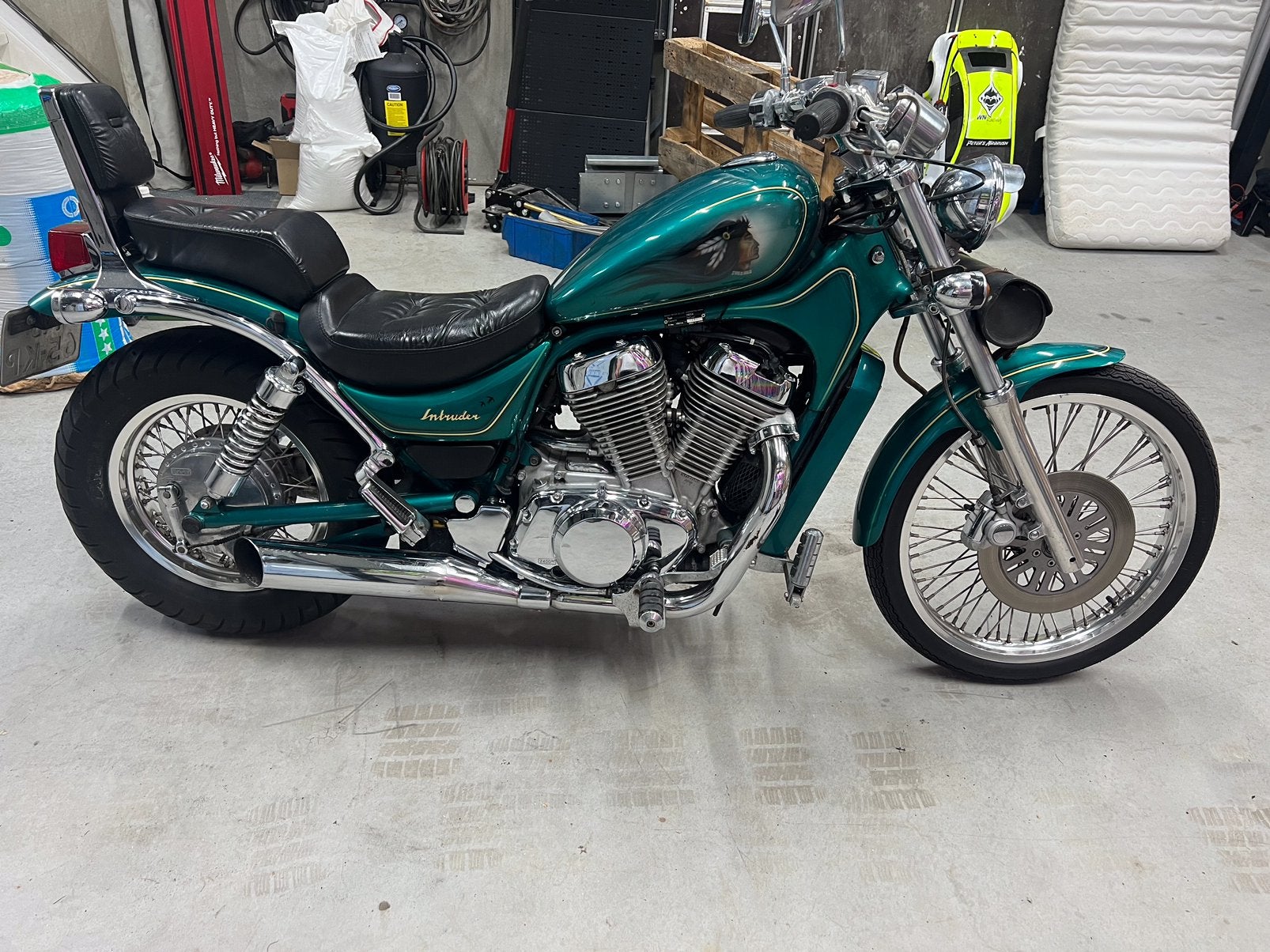Suzuki intruder 750, Ophalen, Gebruikt