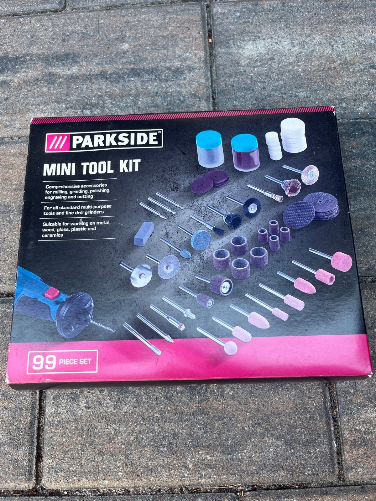 Parkside Mini Gereedschap Kit - 99-delig nieuw in doos, Ophalen of Verzenden, Nieuw, Gereedschapsset, Parkside