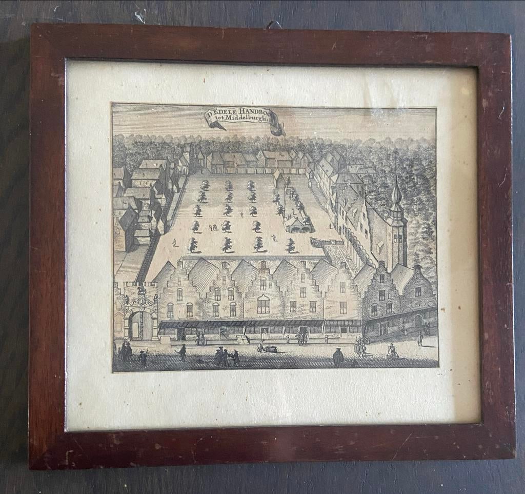 D’Edele Handboog tot Middelburgh (Middelburg), ca 1696., Antiek en Kunst, Ophalen of Verzenden