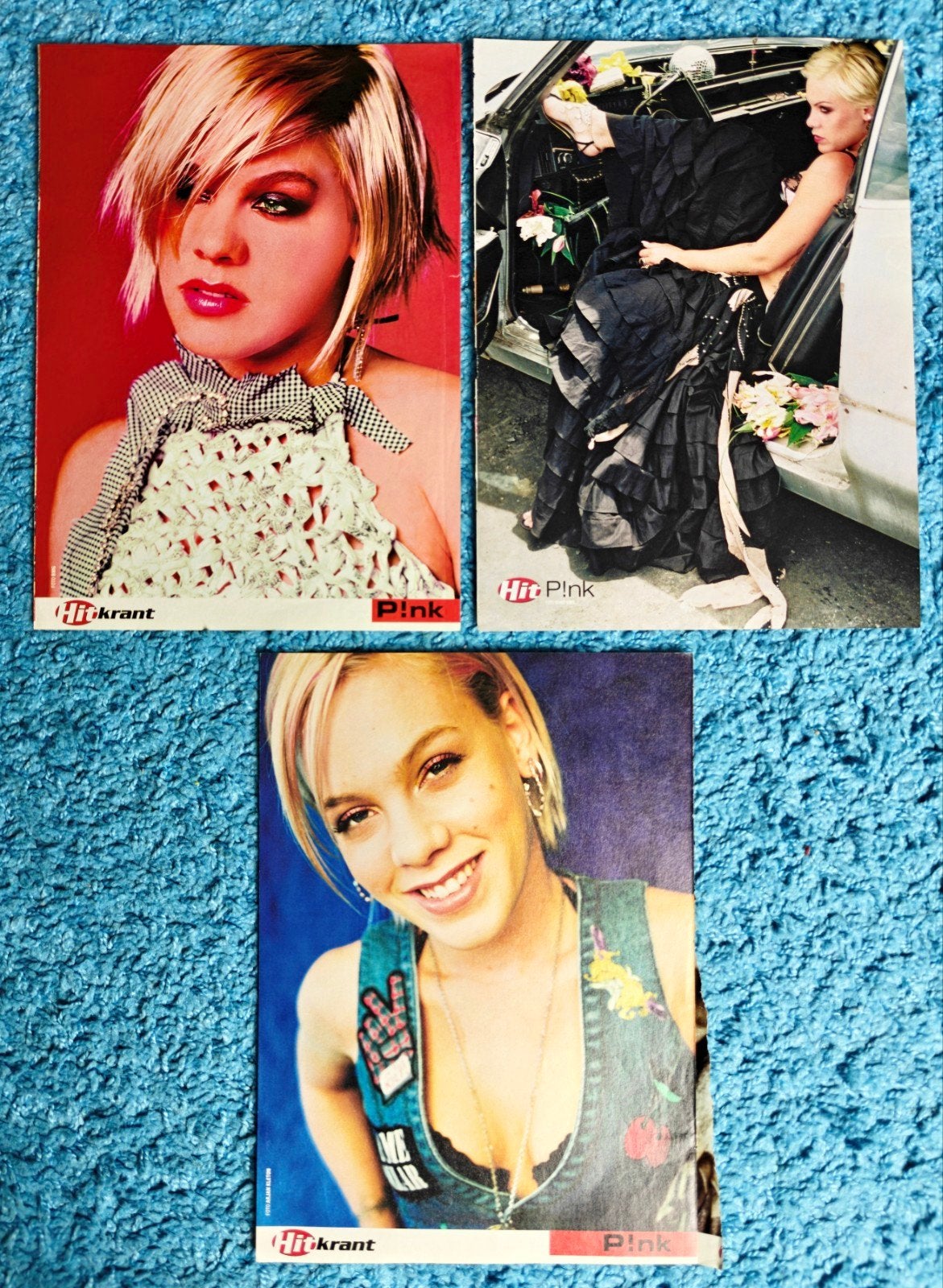 P!nk posters hitkrant vintage, Ophalen of Verzenden, Nieuw, A4 of kleiner, Muziek