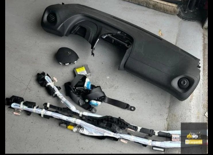 Airbag set Toyota Aygo 2014-2022 Compleet Dashboard, Info@toyota.co.jp, Gebruikt, Toyota Motor Corporation, Toyota