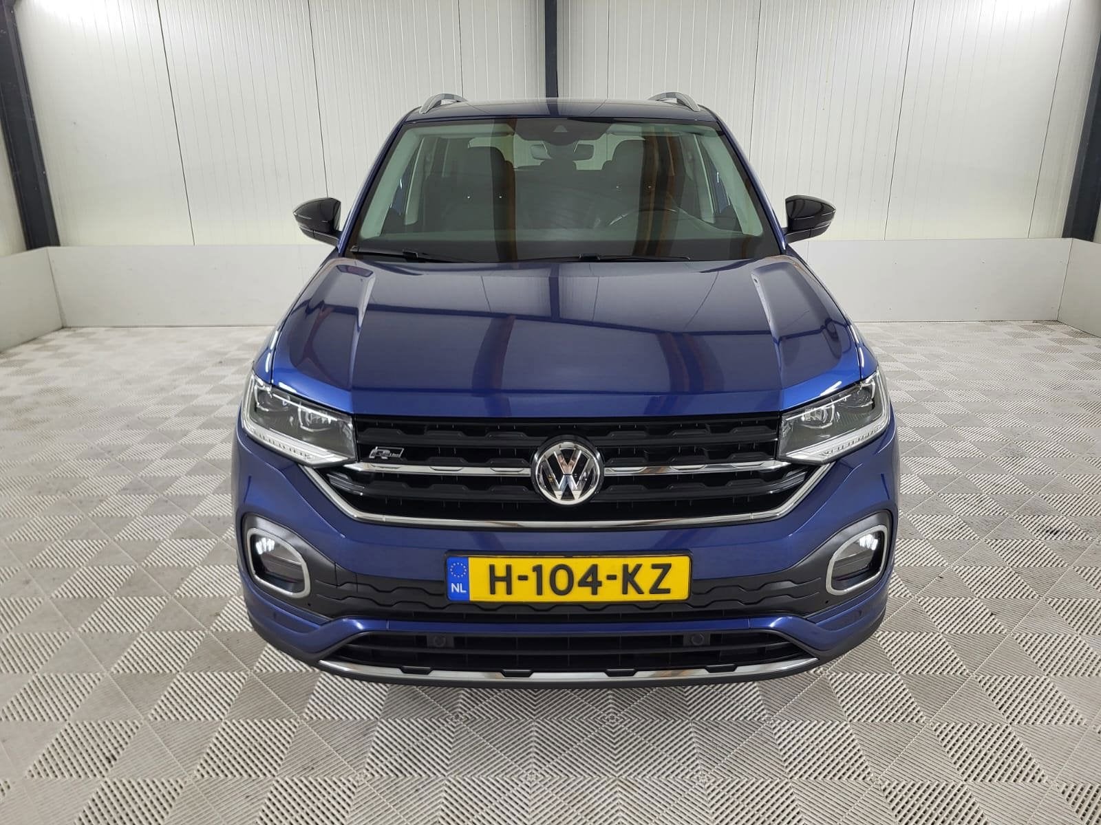 Volkswagen T-Cross 1.0 TSI Style, R-Line Automaat, Camera, S, Auto's, Dealer onderhouden, T-Cross, Gebruikt, Blauw