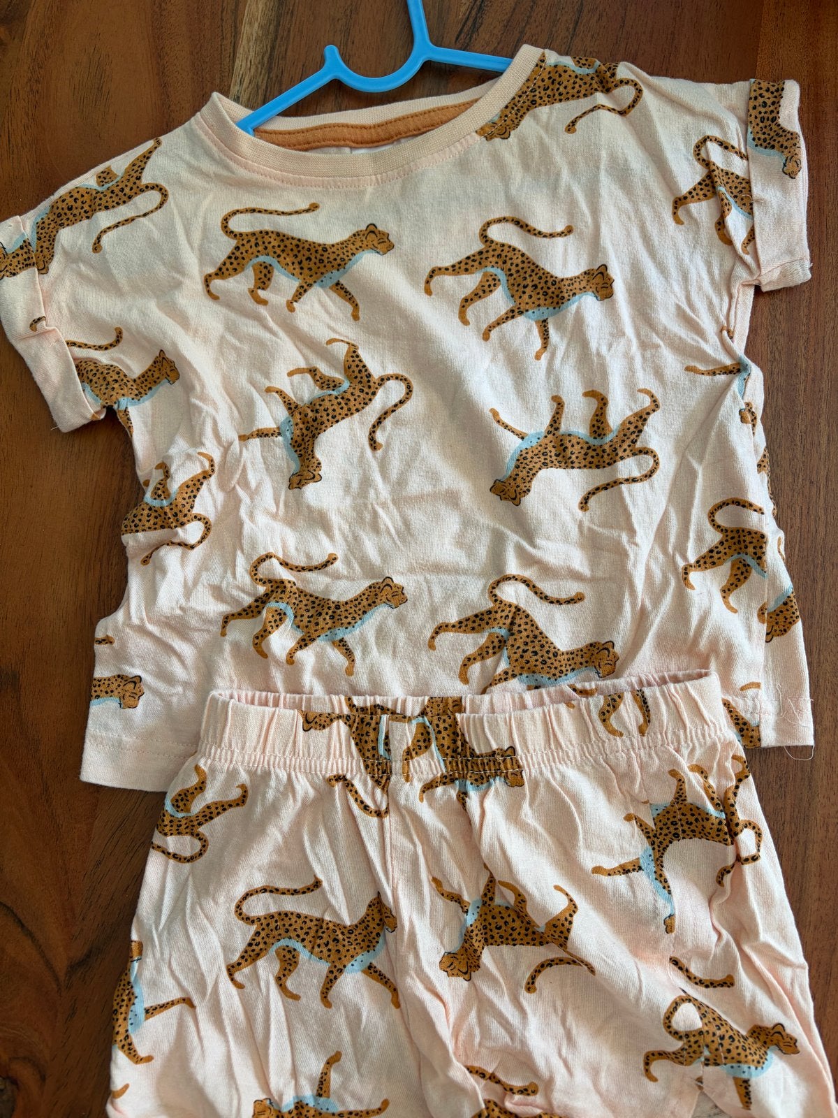 Zeeman pyjama met luipaardprint - maat 92, Ophalen of Verzenden, Zo goed als nieuw, Jongen of Meisje, Nacht- of Onderkleding