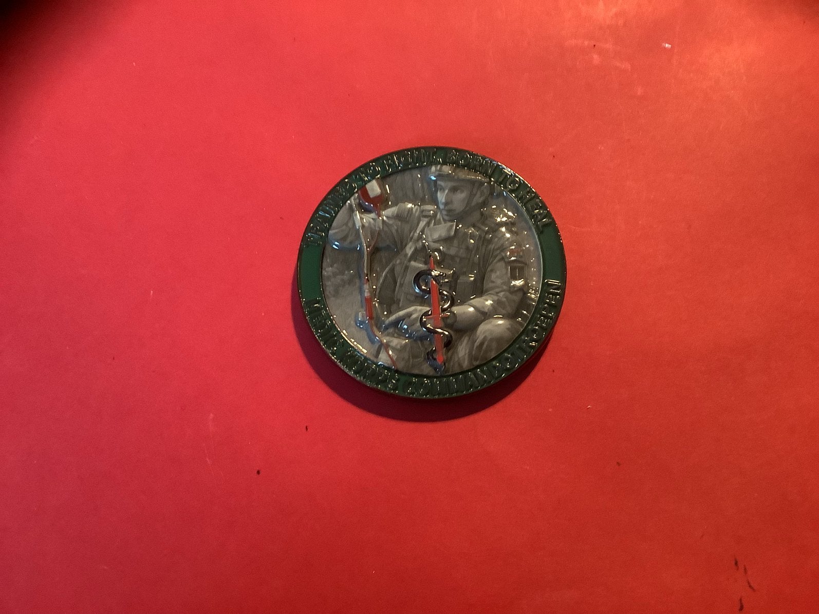 Coin van het Korps Commando Troepen, Ophalen of Verzenden, Landmacht, Nederland, Embleem of Badge
