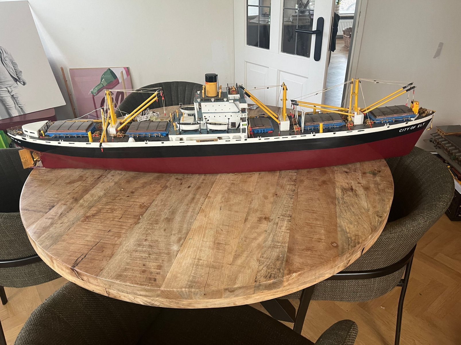 Gafe dikke boot “city of ely”, Hobby en Vrije tijd, Modelbouw | Boten en Schepen, Ophalen, Gebruikt
