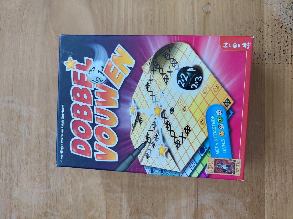 Dobbel Vouwen, Een of twee spelers, Ophalen of Verzenden, Zo goed als nieuw, 999 games