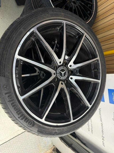 org 20 inch amg set mercedes s-klasse, Auto-onderdelen, Banden en Velgen, Ophalen, Gebruikt, 275 mm, Banden en Velgen