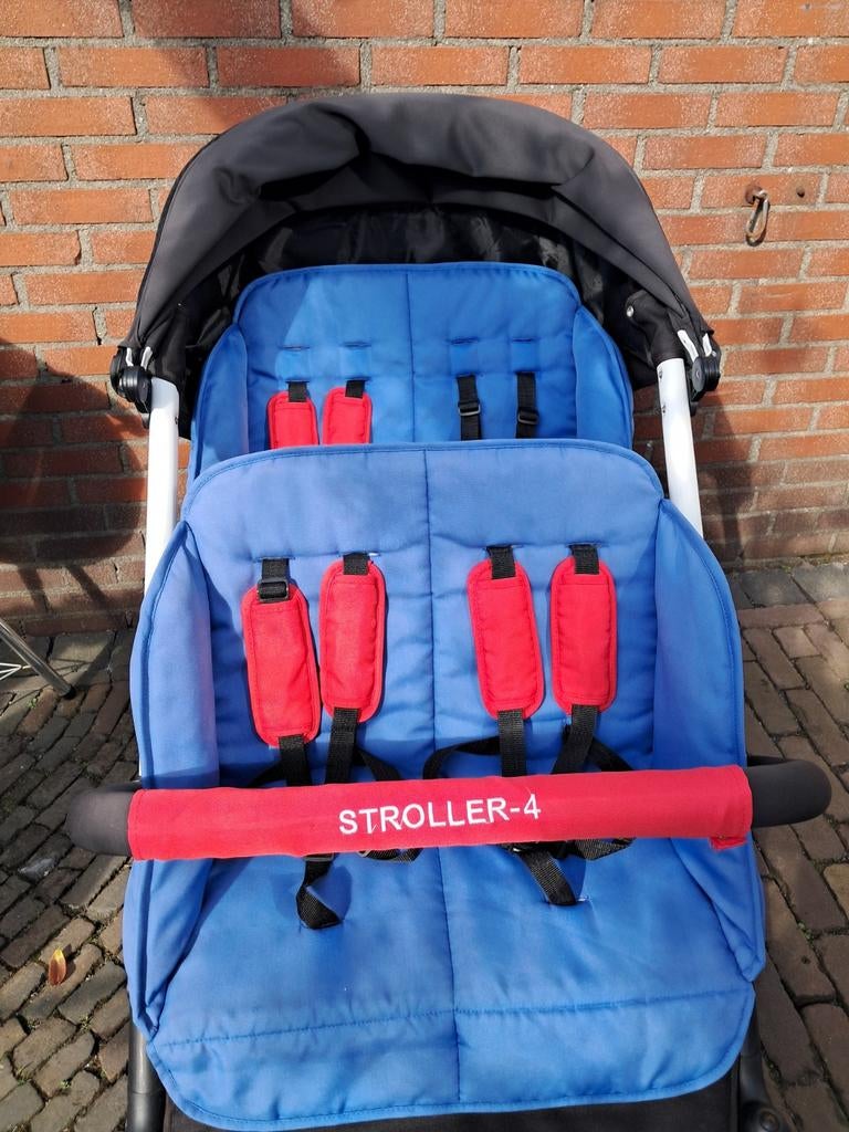 Winther vierlingwagen, Ophalen, Gebruikt, Regenhoes