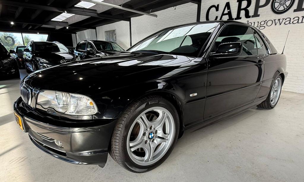 BMW 3-serie Cabrio 330Ci Automaat High Executive 2002 Orig N, Auto's, BMW, Automaat, Zwart, 1595 kg, Cabriolet
