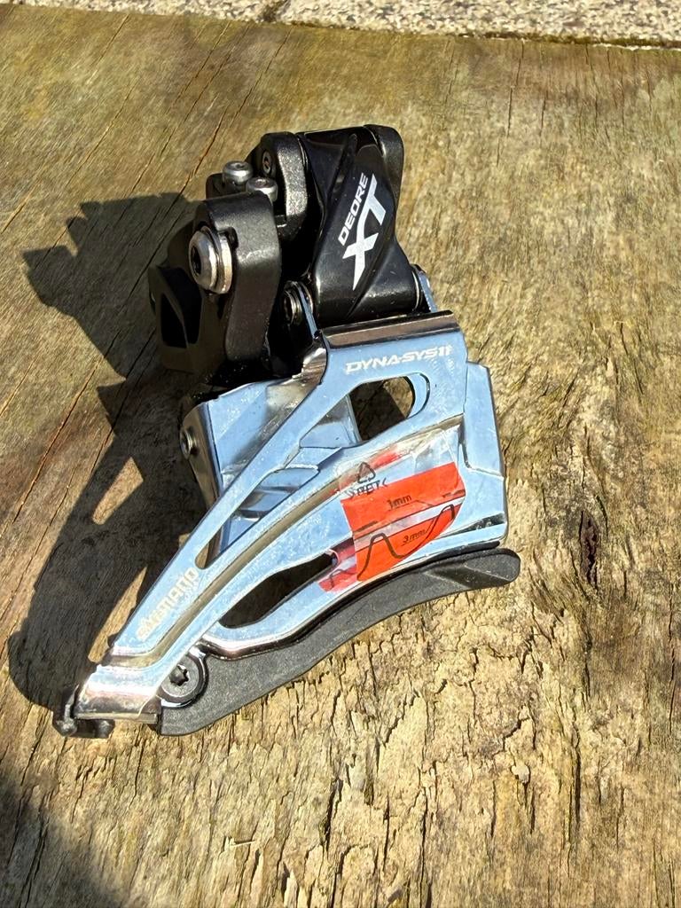 Shimano XT Voorderailleur en Schakelaar Set - Zo goed als ni, Ophalen of Verzenden, Zo goed als nieuw, Derailleur of Ketting