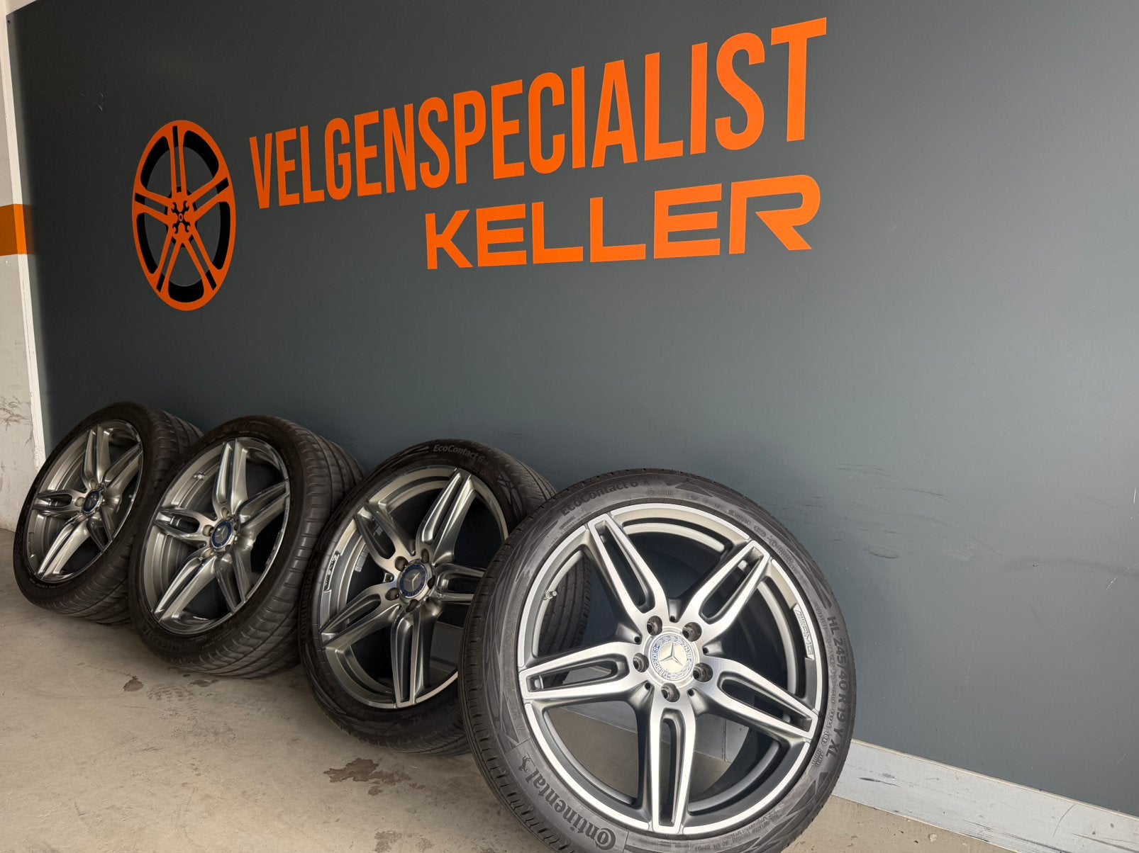 Mercedes E Klasse W213 Amg 19 inch breedset velgen Origineel, 19 inch, 275 mm, Banden en Velgen, Ophalen of Verzenden