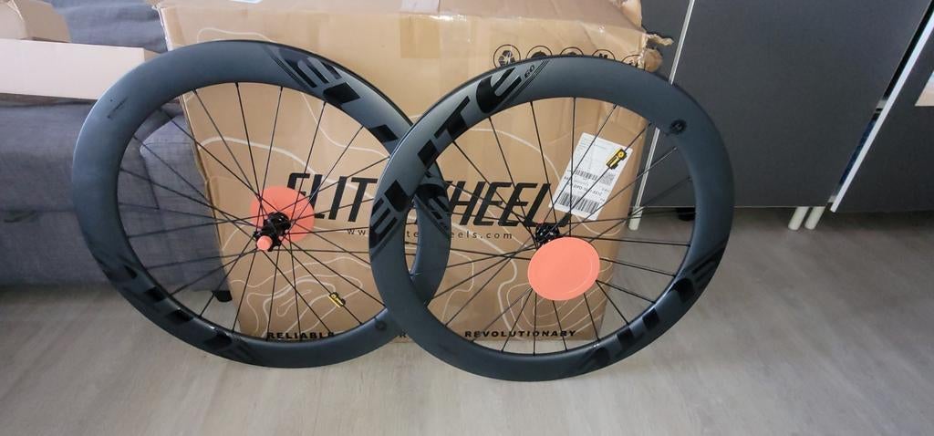 Elite Carbon Wielset 45mm - Nieuw, Wiel, Nieuw, Ophalen of Verzenden, Elite