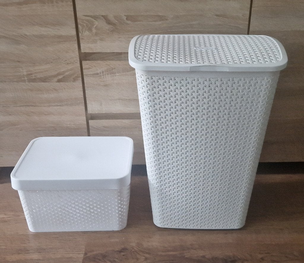Curver wasmanden, Ophalen, Gebruikt, Wasmand, Wit