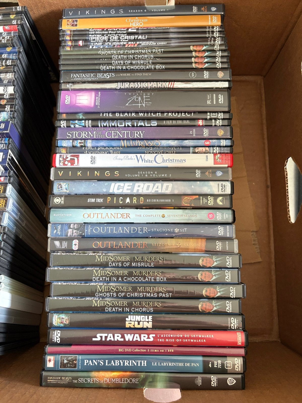 Grote collectie DVD's: Films en series 90 stuks, Cd's en Dvd's, Engels, Nederlands, Ophalen of Verzenden, Zo goed als nieuw