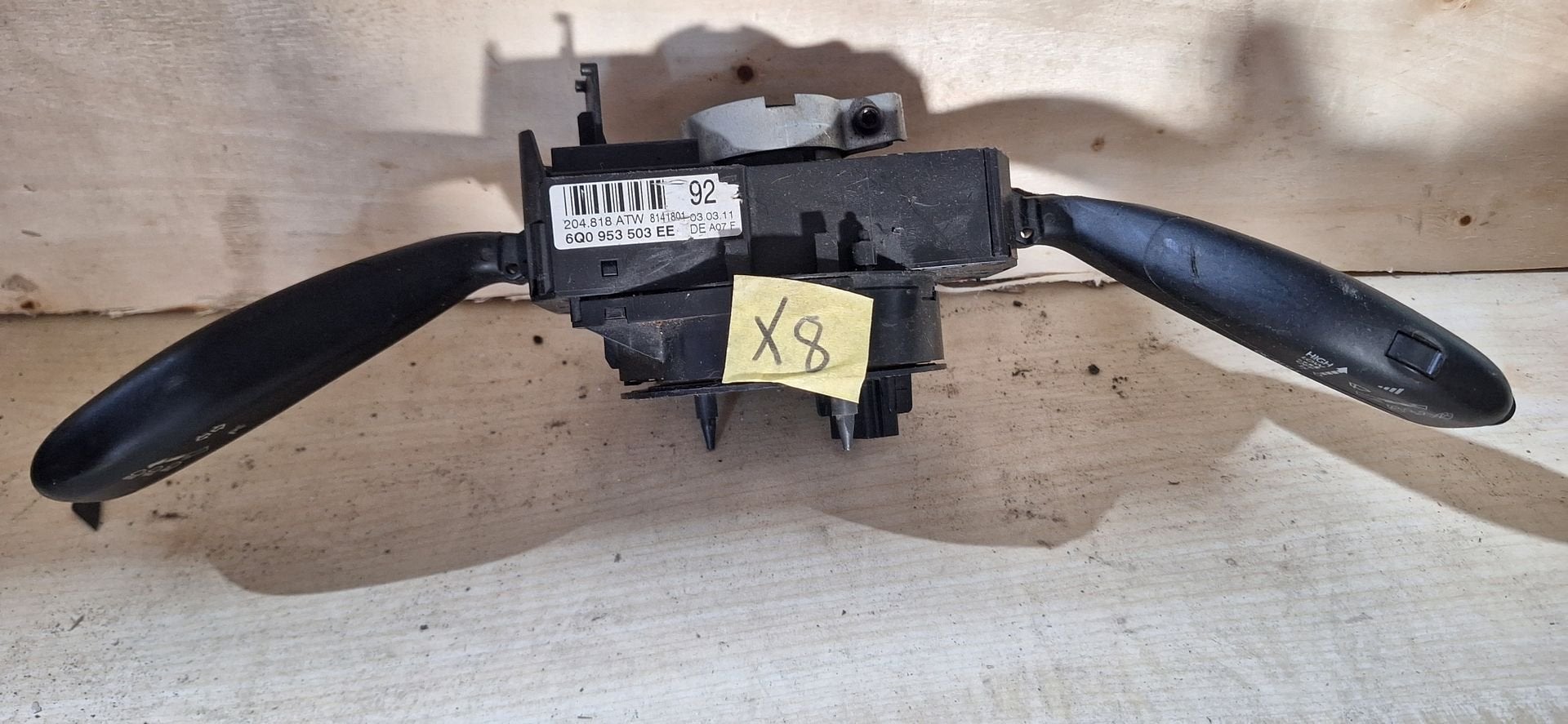 Originele VW Polo 9N / Skoda Fabia Stuurkolomschakelaar + Bo, Gebruikt, -, -, Ophalen of Verzenden