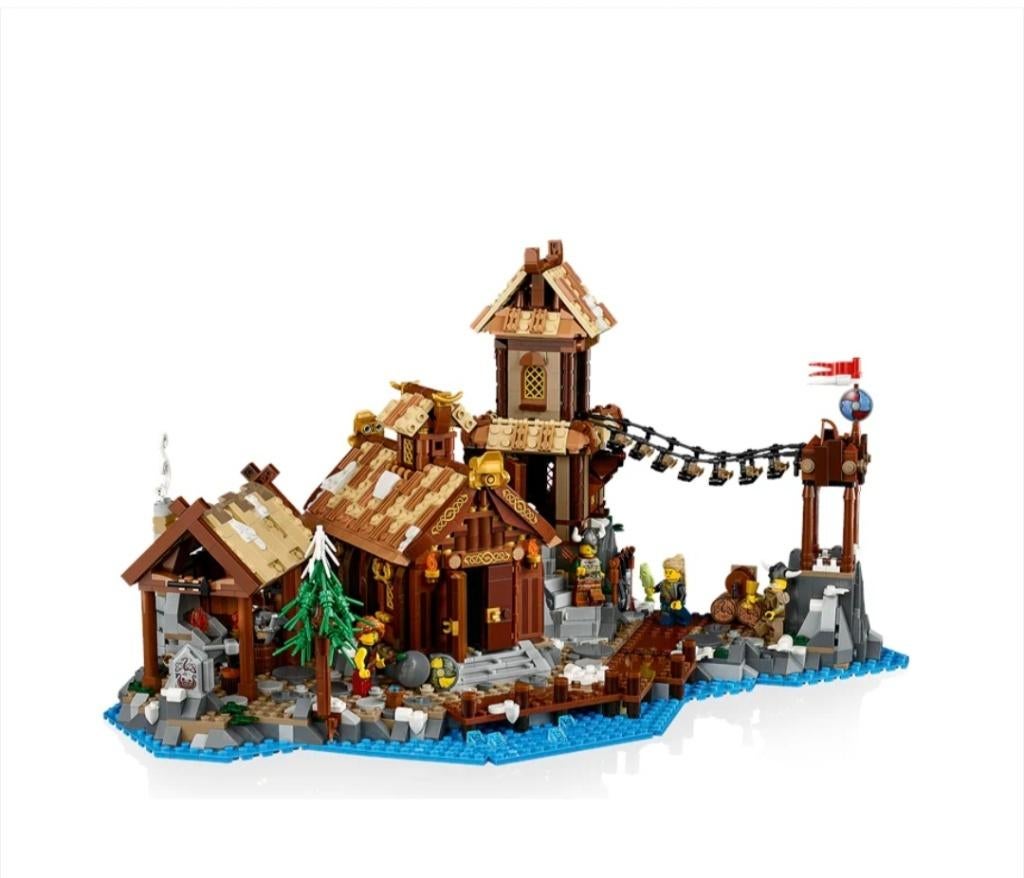 Lego Viking Dorp 21343, Kinderen en Baby's, Speelgoed | Duplo en Lego, Lego, Compleet, Ophalen of Verzenden, Zo goed als nieuw