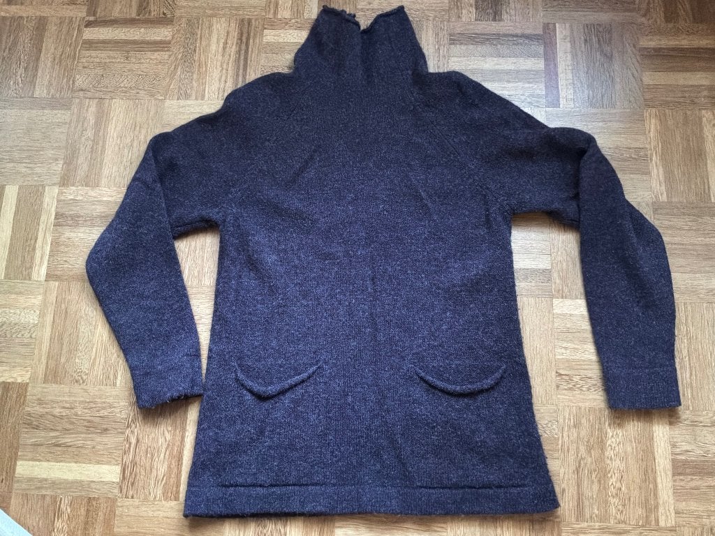 Wollen trui Eribe’ Schotland maat S dames, Kleding | Dames, Paars, Ophalen of Verzenden, Zo goed als nieuw, Eribe