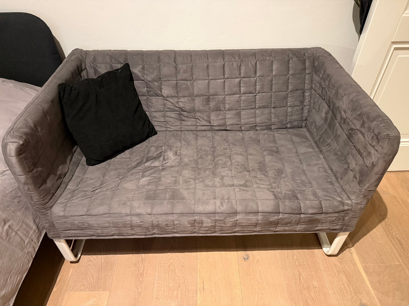 Ikea Knopparp bankje, Ophalen, Tweepersoons, 75 tot 100 cm, Zo goed als nieuw