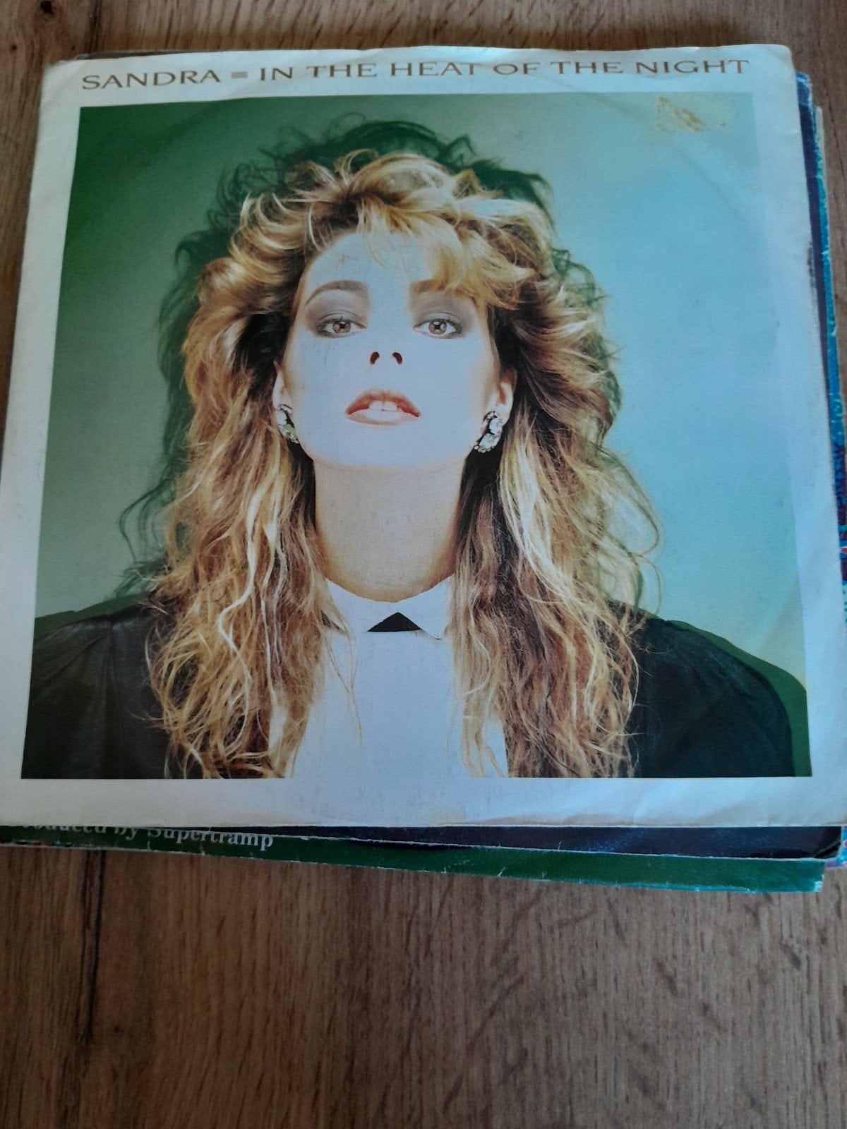 Sandra 7 inch in the heat of the night, Ophalen of Verzenden, Zo goed als nieuw, Pop