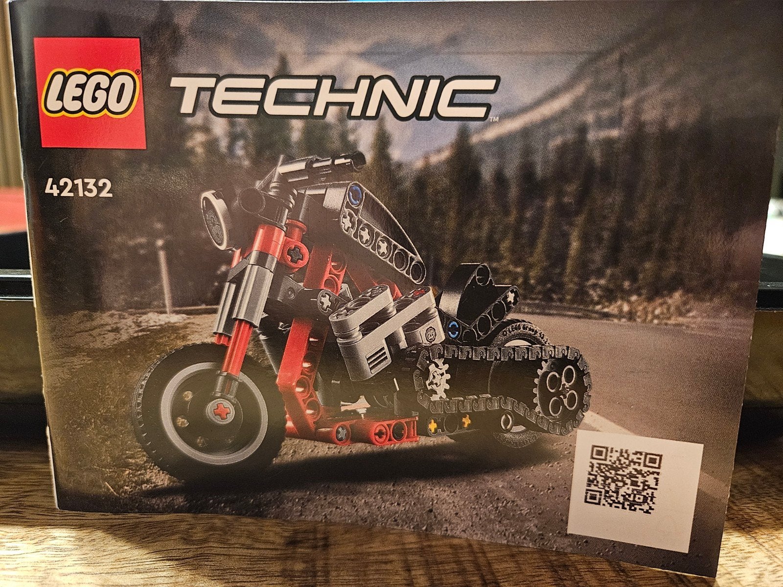 Lego 42132 Motorfiets, Ophalen, Lego, Zo goed als nieuw, Technic