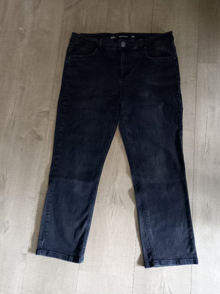 M&S Mode zwarte spijkerbroek type Iris slim leg maat 44, Kleding | Dames, Spijkerbroeken en Jeans, Zwart, Ophalen of Verzenden