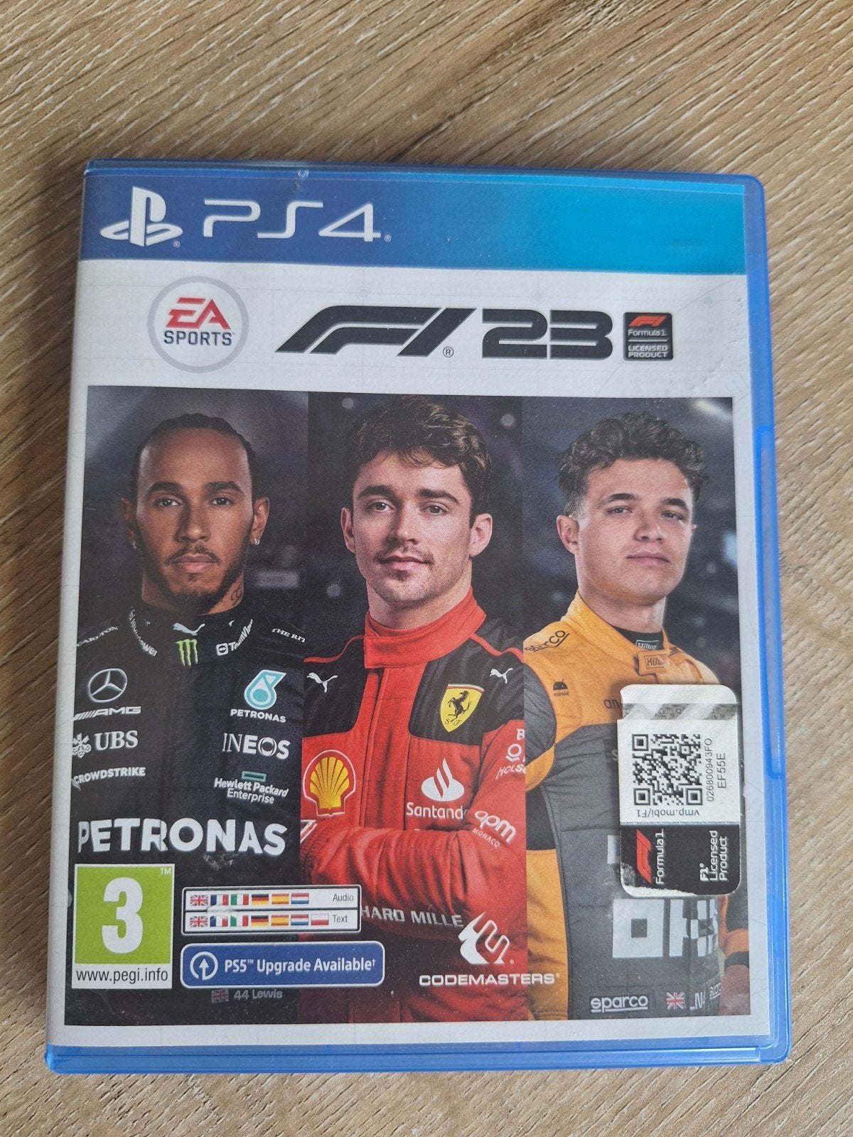 F1 23 PS4 Game - Zo goed als nieuw met upgrade ps5, Spelcomputers en Games, Games | Sony PlayStation 4, Electronic Arts, 1 speler