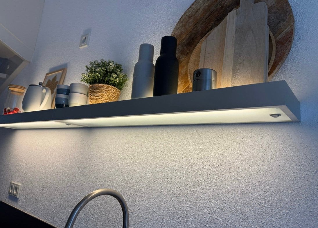 ✨MODERNE KEUKEN MET KASTENWAND+APPARATUUR    ✨, Ophalen, Wit, Dubbelwandige keuken, Zo goed als nieuw