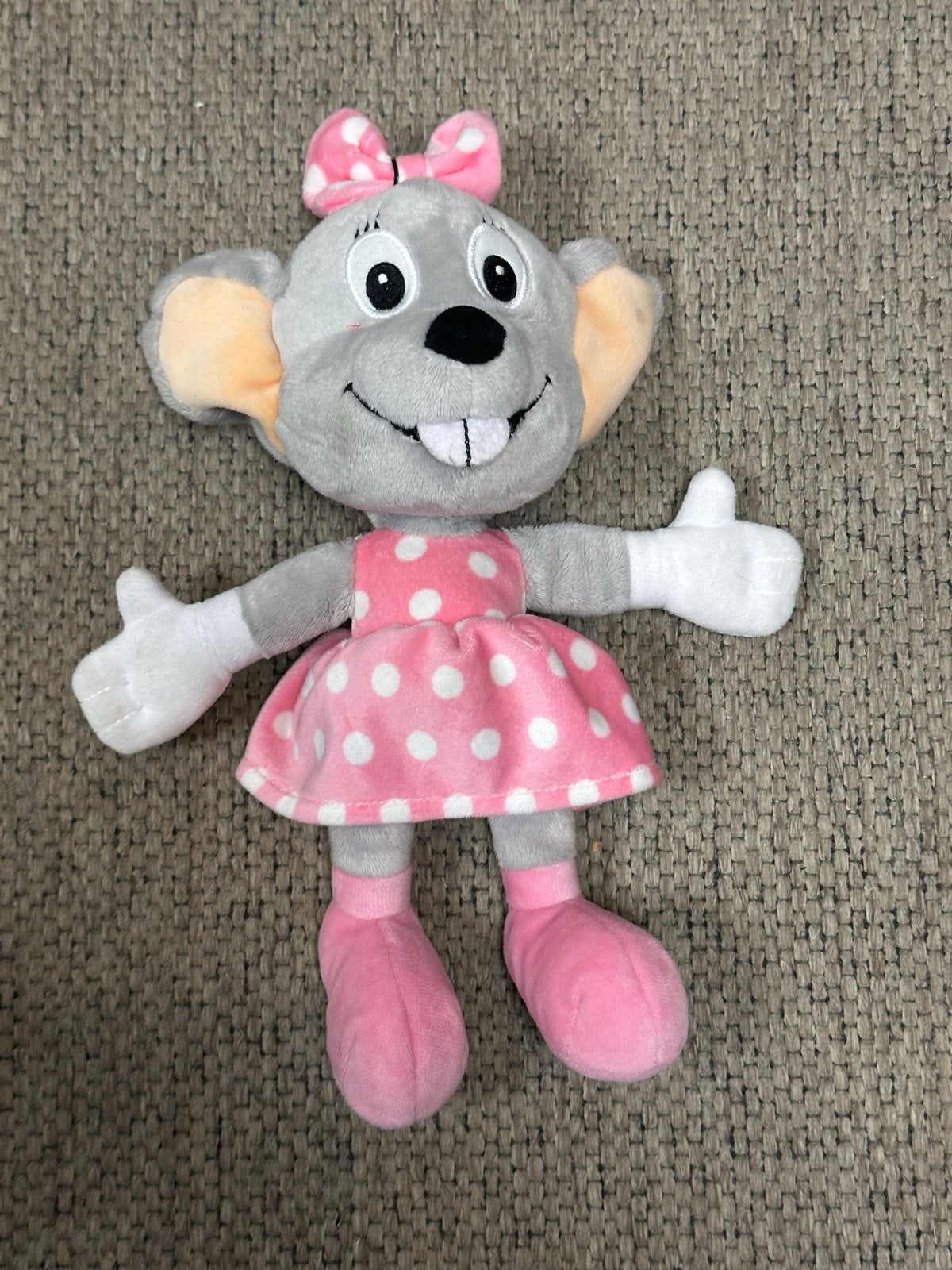 Edda Euromausi Pluche Mascotte Europa-Park 24cm, Muis, Overige merken, Overige karakters, Ophalen of Verzenden