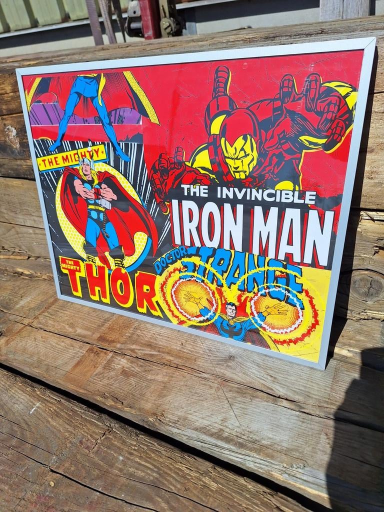 Marvel Comics Poster: Iron Man, Thor, Doctor Str, Verzamelen, Ophalen of Verzenden, Zo goed als nieuw, A1 t/m A3, Film en Tv