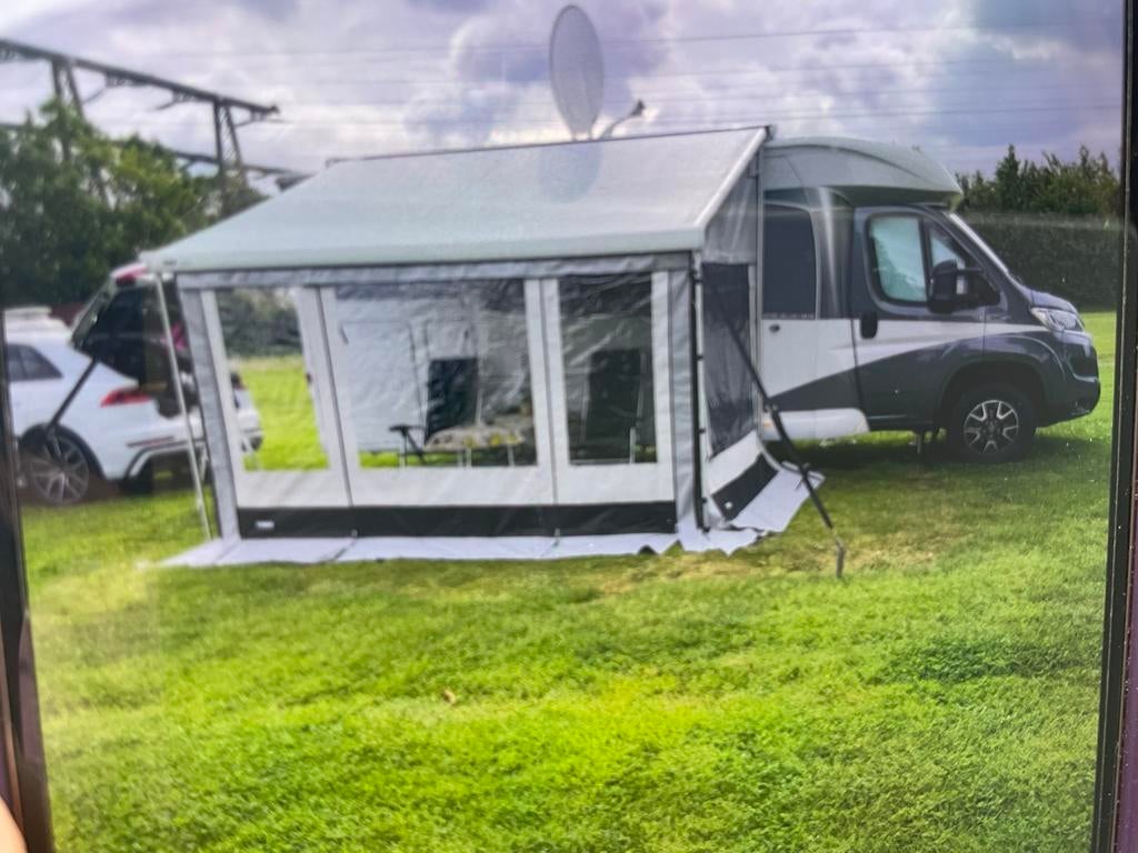 Thule Omnistor Luifel met Zijwanden en Voorschort, Ophalen of Verzenden, Gebruikt, Polyester, Thule