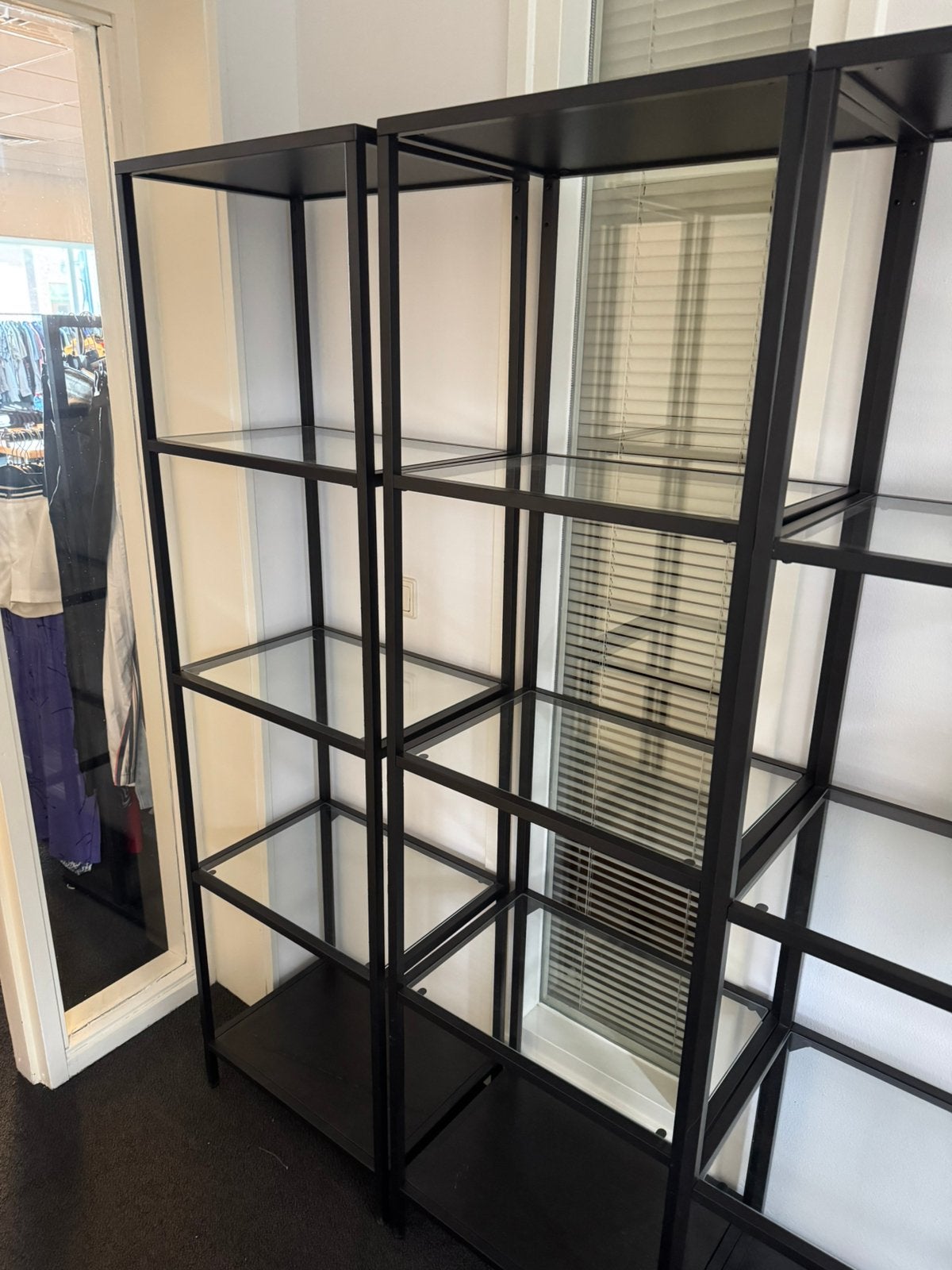 Ikea vittsjo kast 2x stellingkast, Ophalen, 50 tot 100 cm, Zo goed als nieuw, 150 tot 200 cm