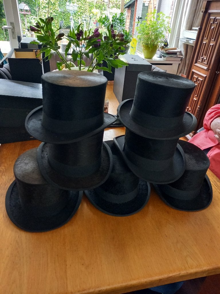 7 Klassieke hoge hoeden, Kleding | Heren, Ophalen, Gedragen, Hoed