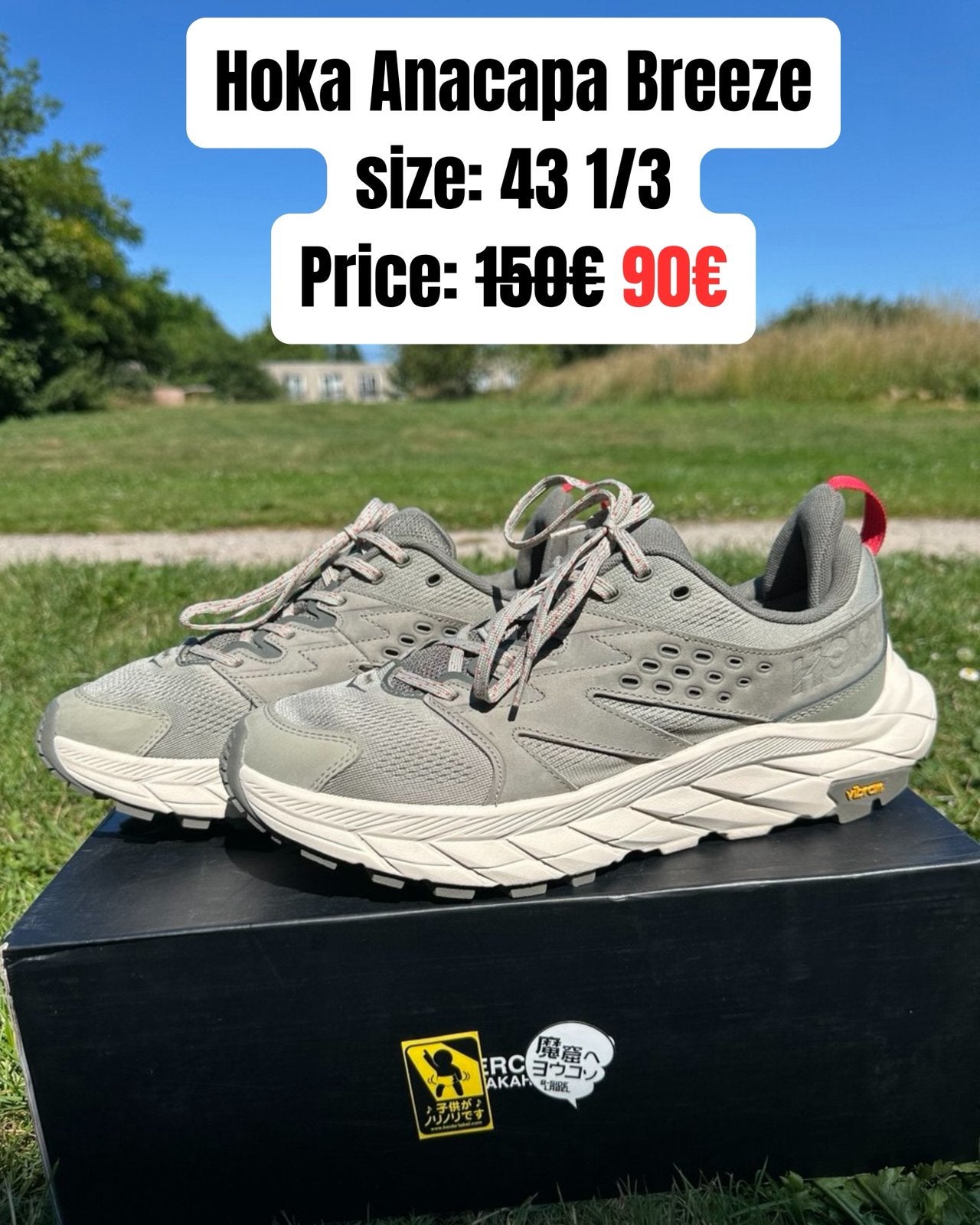 Hoka Anacapa Breeze  Size: 43 1/3, Ophalen of Verzenden, Nieuw