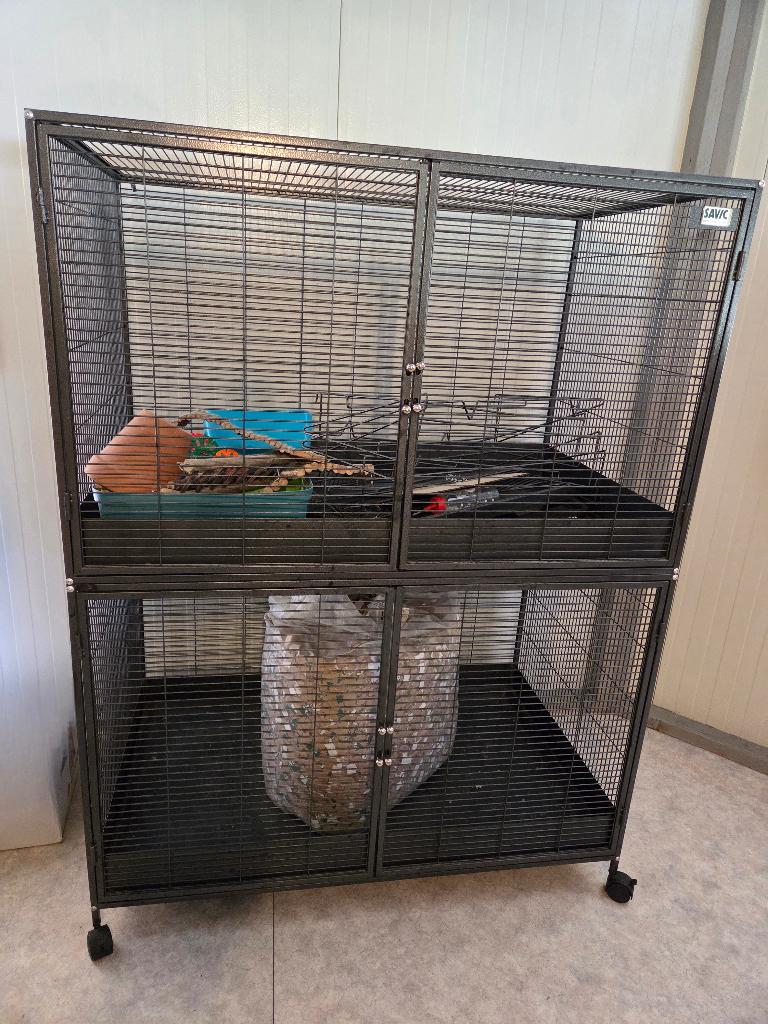 Savic royal XL kooi 6 maanden oud., Dieren en Toebehoren, Ophalen, Kooi, Zo goed als nieuw, Eekhoorn