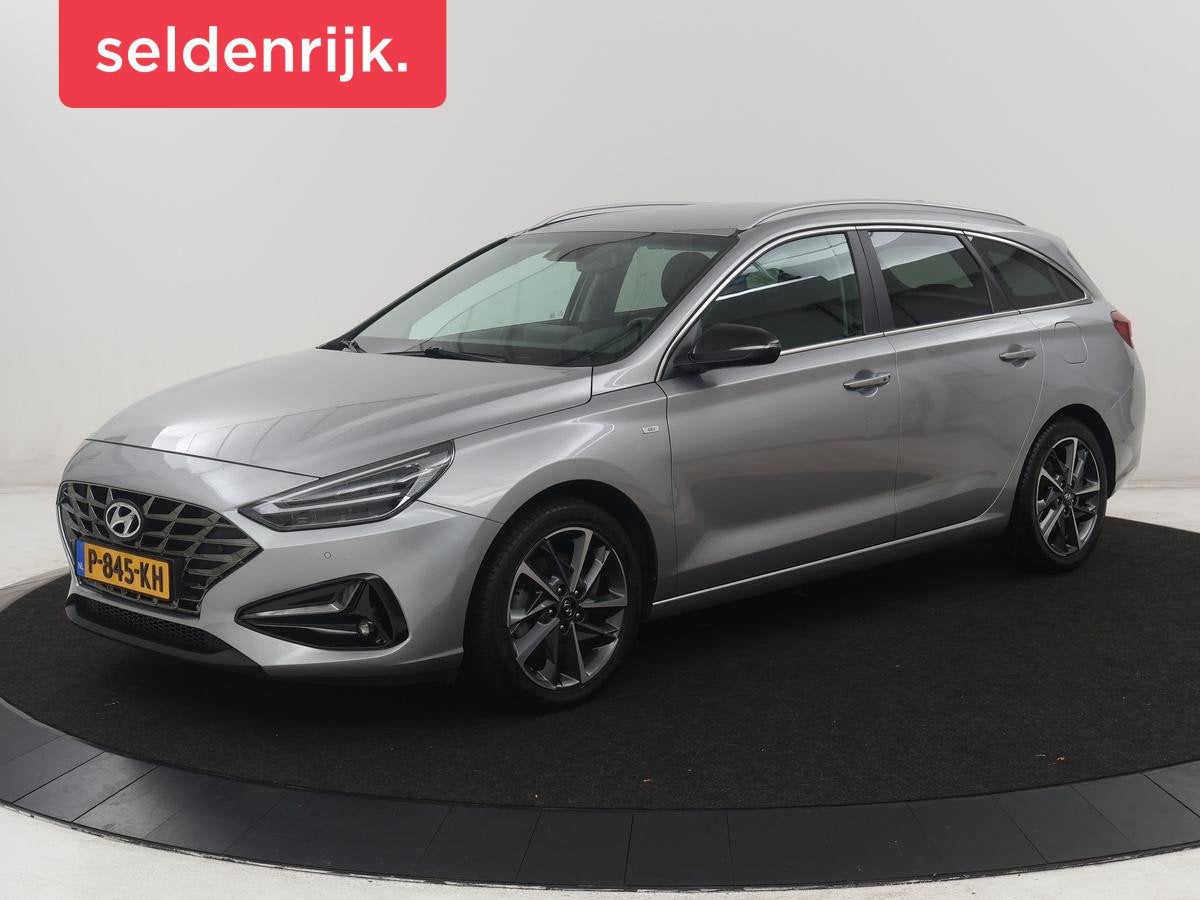 Hyundai i30 Wagon 1.5 T-GDi MHEV Premium | Leder | Stuur/sto, Auto's, Voorwielaandrijving, Euro 6, 4 cilinders, 160 pk