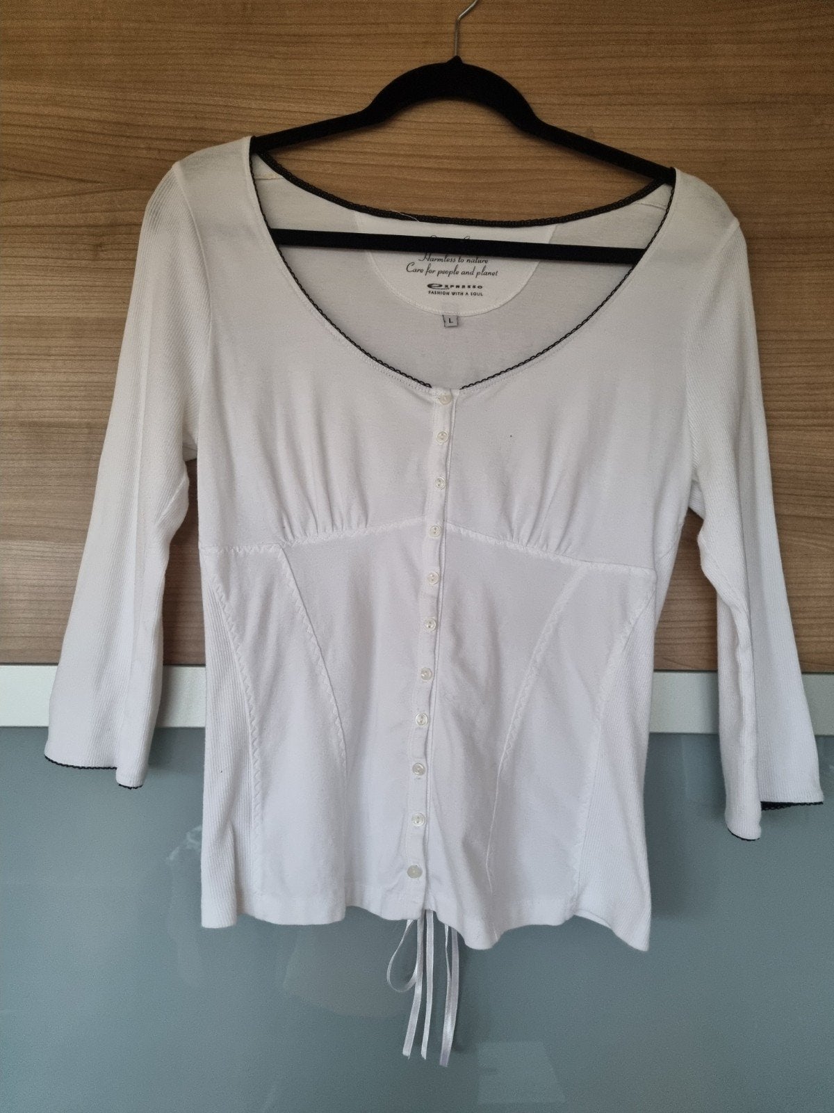 Expresso shirt maat L, Maat 38/40 (M), Expresso, Wit, Ophalen of Verzenden