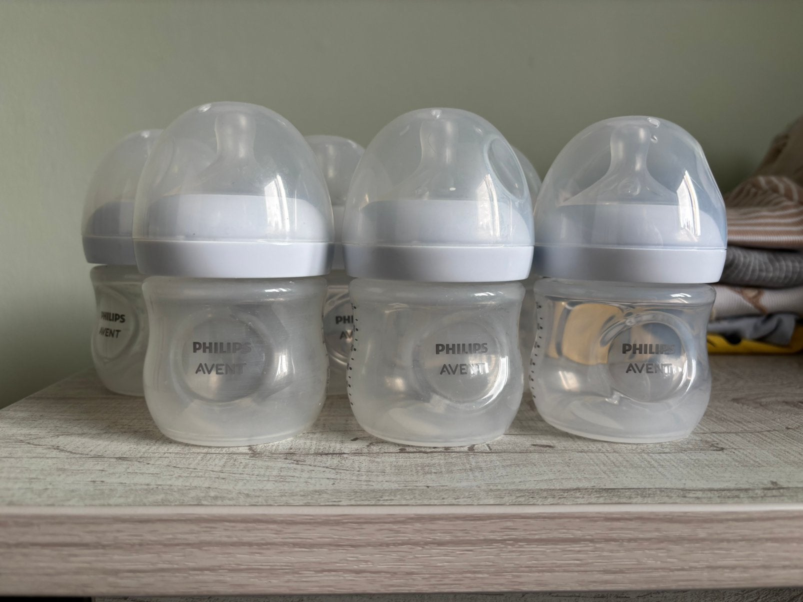 6x philips avent 125 ml flesjes, Ophalen of Verzenden, Gebruikt, Babyfles, Philips Avent