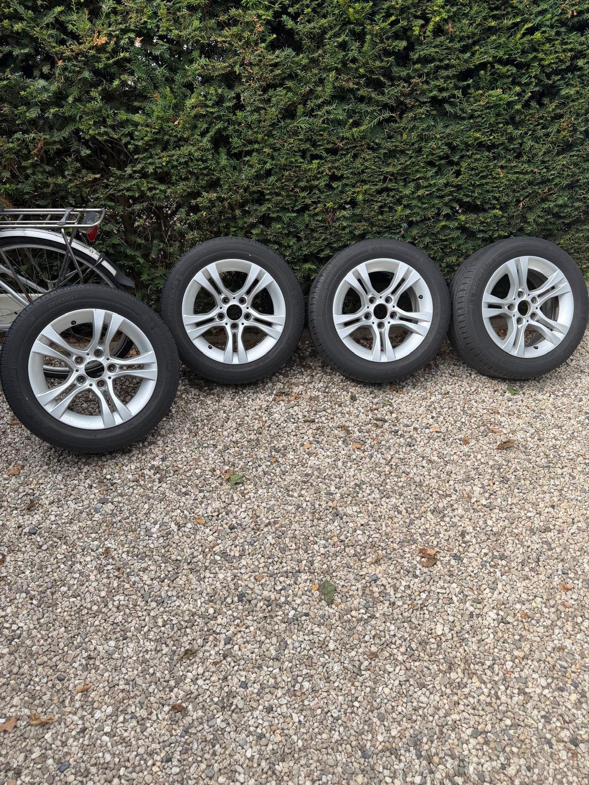 Te koop banden en velgen, Ophalen, Gebruikt, 16 inch, Banden en Velgen