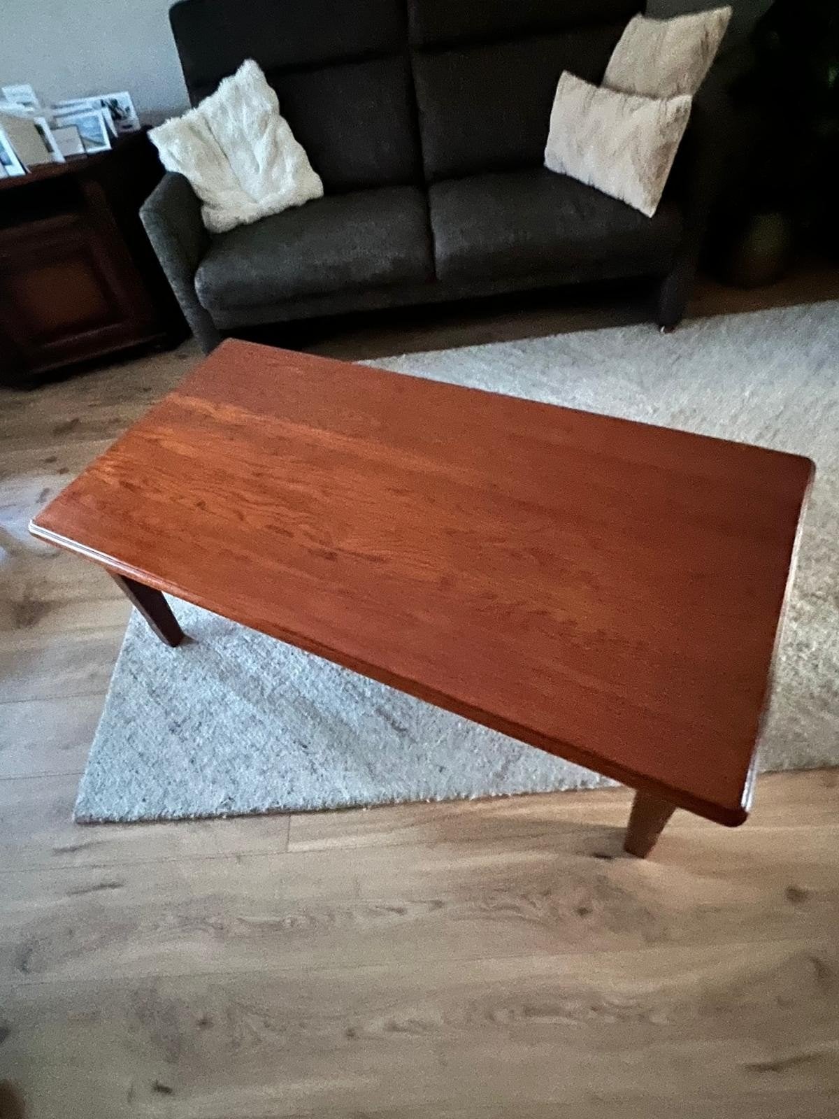 Salontafel, Huis en Inrichting, Tafels | Salontafels, Gebruikt, 100 tot 150 cm, Minder dan 50 cm, Rechthoekig