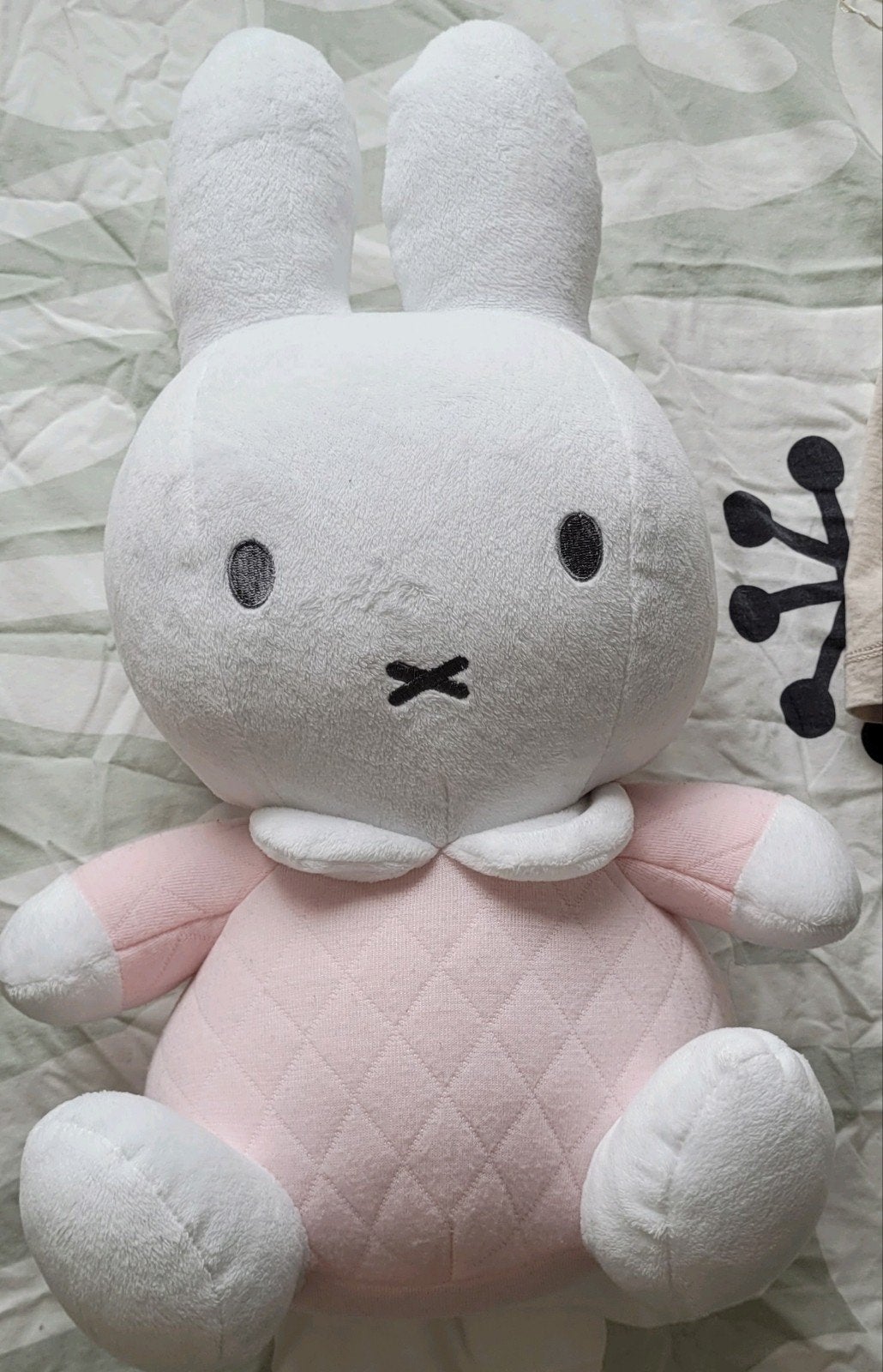 Roze Nijntje knuffel met rammelaar - 40cm, Ophalen, Konijn