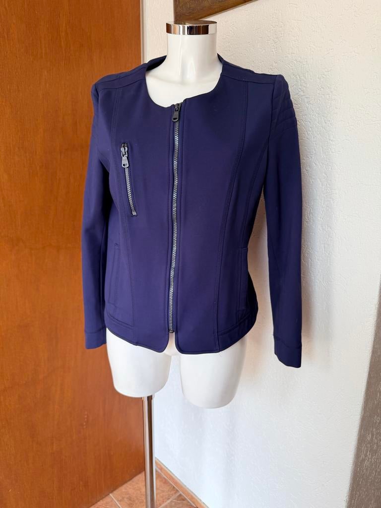 Luxe Expresso jasje maat 42, Kleding | Dames, Jassen | Zomer, Zo goed als nieuw, Maat 42/44 (L), Blauw, Ophalen of Verzenden