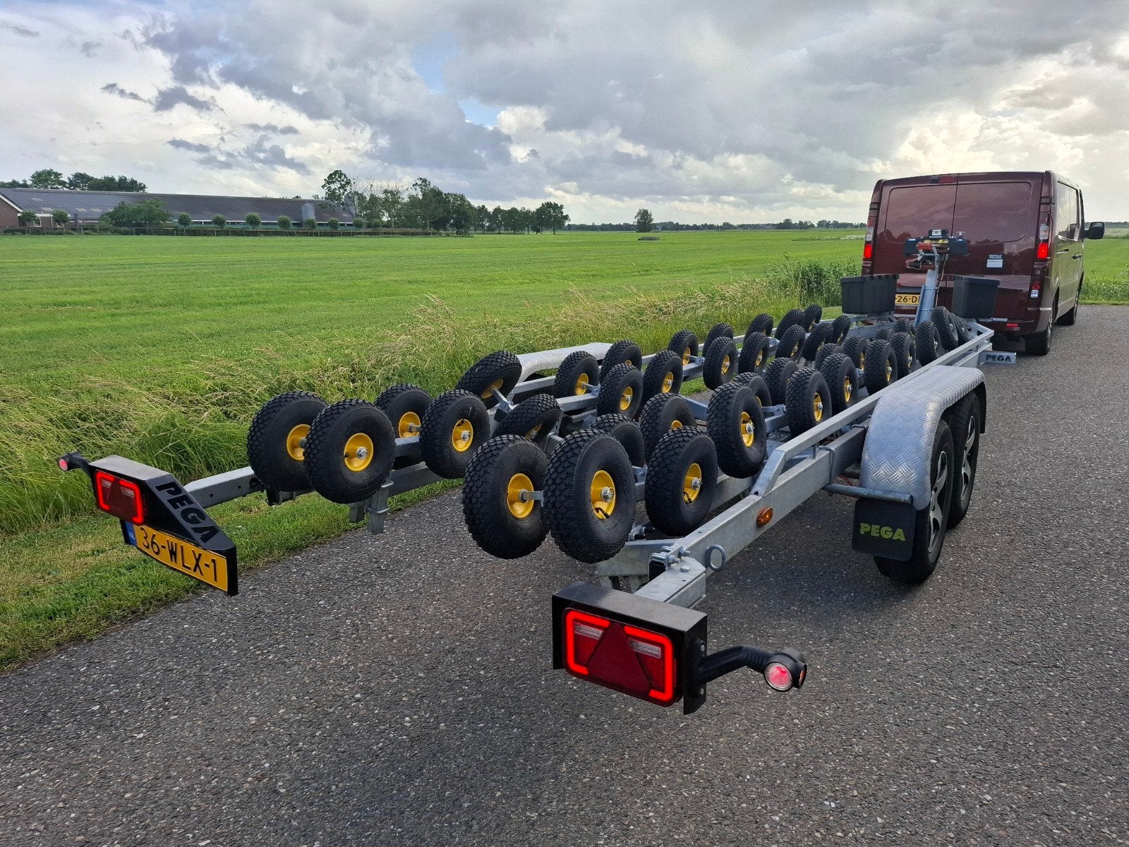 Pega R-Liner 2700kg vol opties! Rollersysteem Lier, 1500 tot 3000 kg, 6 tot 9 meter, Pega, Ophalen of Verzenden