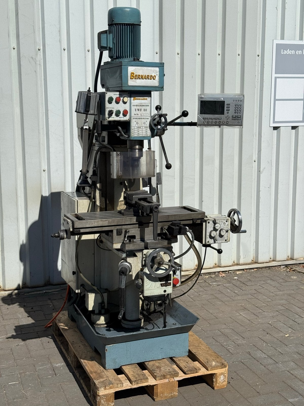 Bernardo UWF 80 Freesmachine, Doe-het-zelf en Verbouw, Ophalen, Gebruikt, Elektrisch, Overige soorten