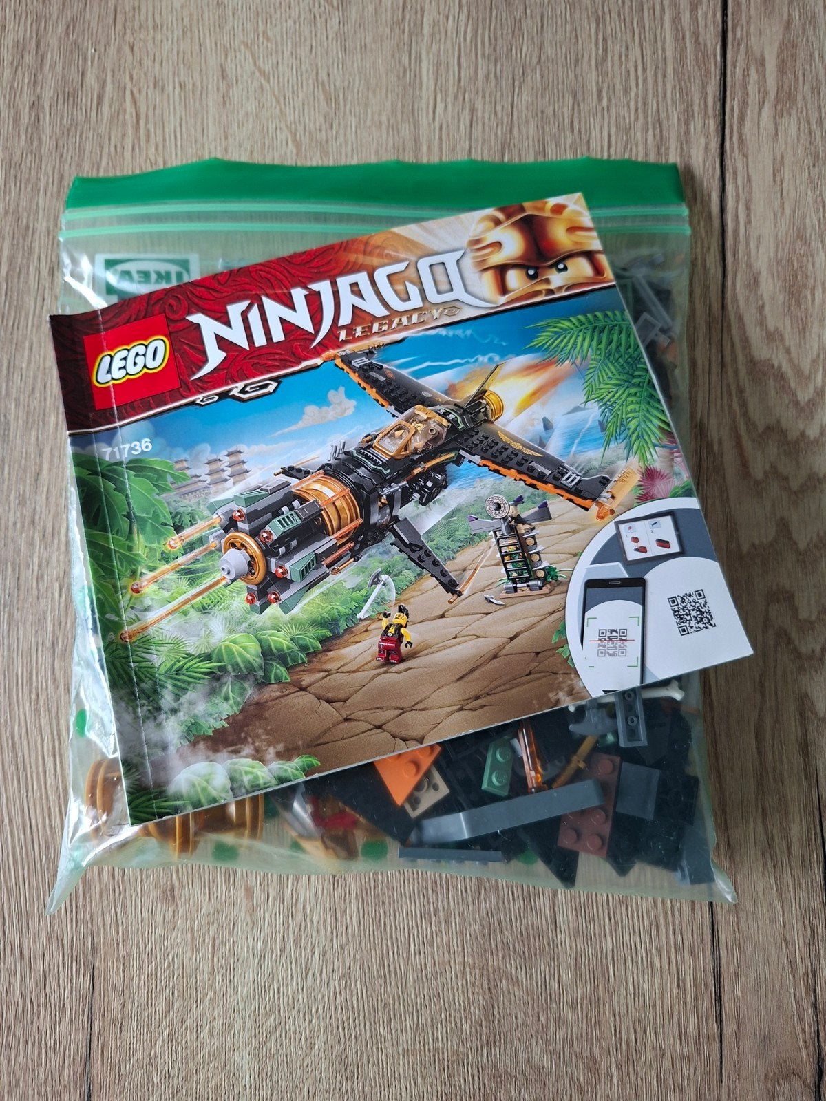 Lego Ninjago rotsblok blaster 71736, Lego, Ophalen of Verzenden, Zo goed als nieuw, Inclusief instructies