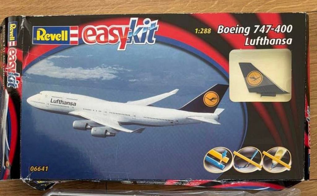 Revell easykit 06641 Boeing 747-400 Lufthansa modelbouw, 1:200 of kleiner, Revell, Nieuw, Ophalen of Verzenden