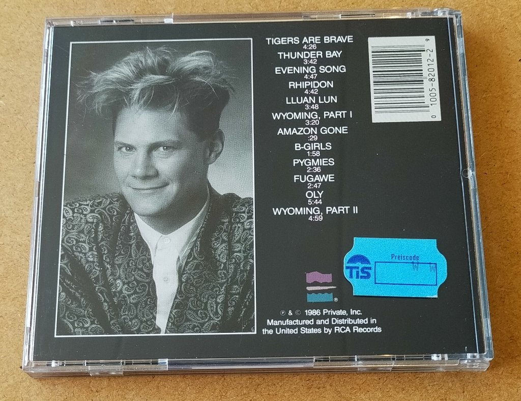Sanford Ponder - Tigers Are Brave CD 1986 Japan/VS, Ophalen of Verzenden, Zo goed als nieuw, Ambiënt of Lounge