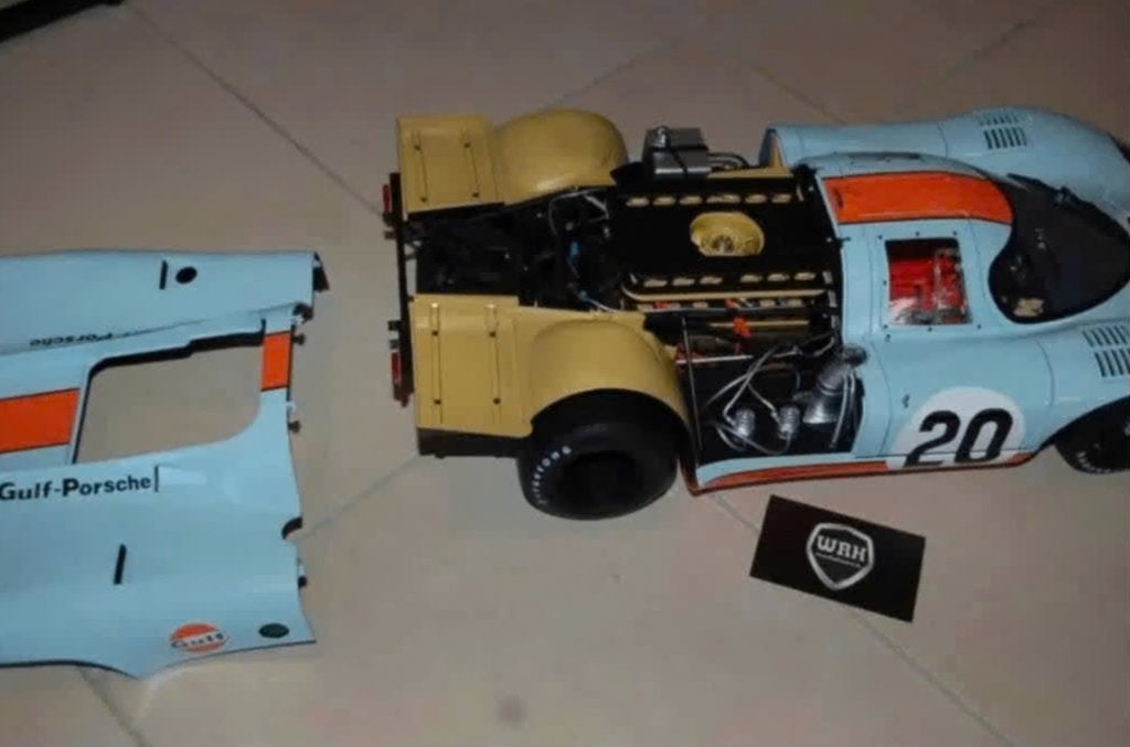 !! SALE !! 1:8 PORSCHE 917 K #20 GULF IXO gebouwd WRH, Ophalen, Zo goed als nieuw, 1:5 t/m 1:8, Auto