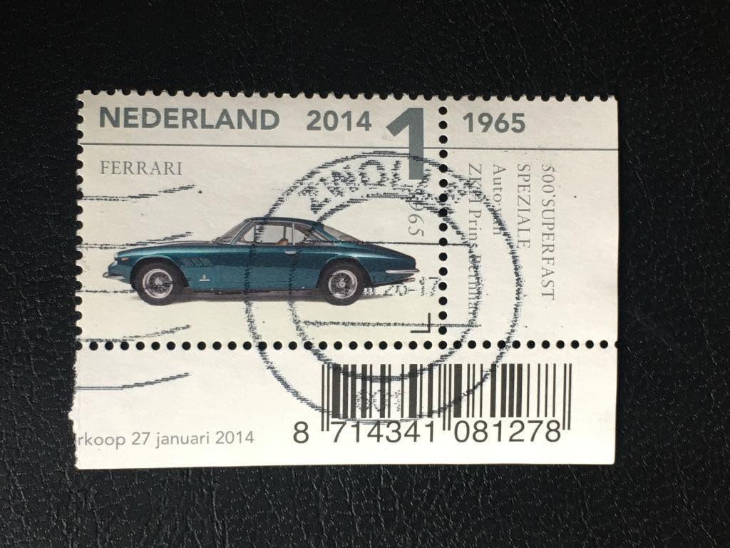 JHNC 3067 Neder 2014 NVPH 3164 Louwman, Ferrari - gestempeld, Ophalen of Verzenden, Na 1940, Gestempeld